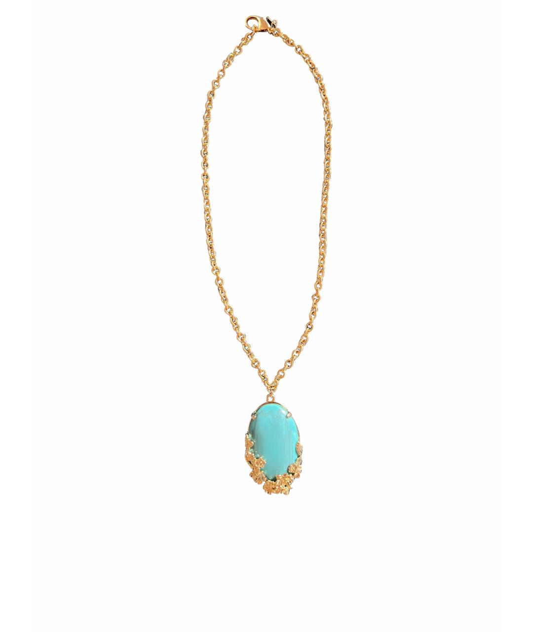 BLUMARINE Бирюзовая подвеска, фото 1