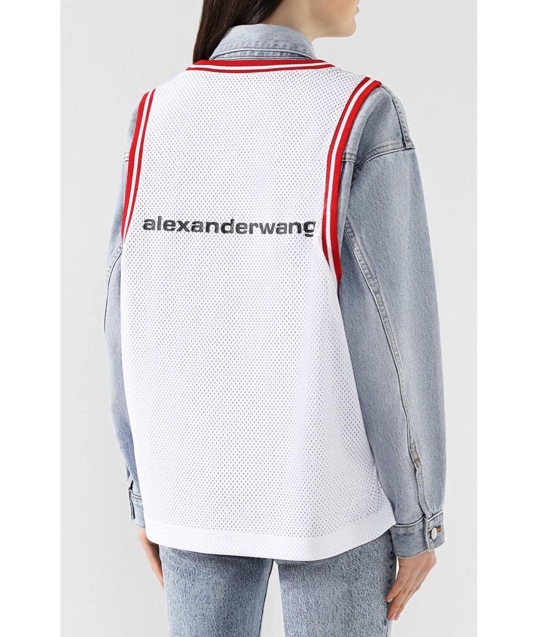 ALEXANDER WANG Голубая хлопковая куртка, фото 2