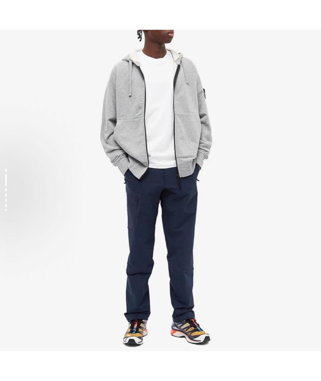 STONE ISLAND Белая хлопковая футболка, фото 2