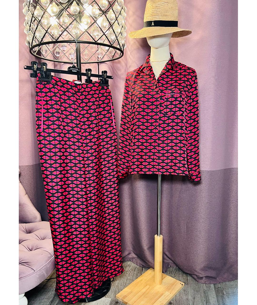 WEEKEND MAX MARA Шелковый костюм с брюками, фото 8