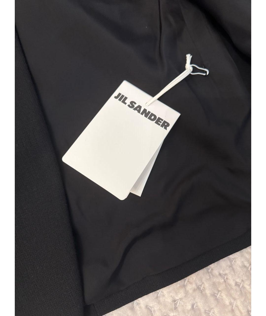 JIL SANDER Черный шерстяной жакет/пиджак, фото 5