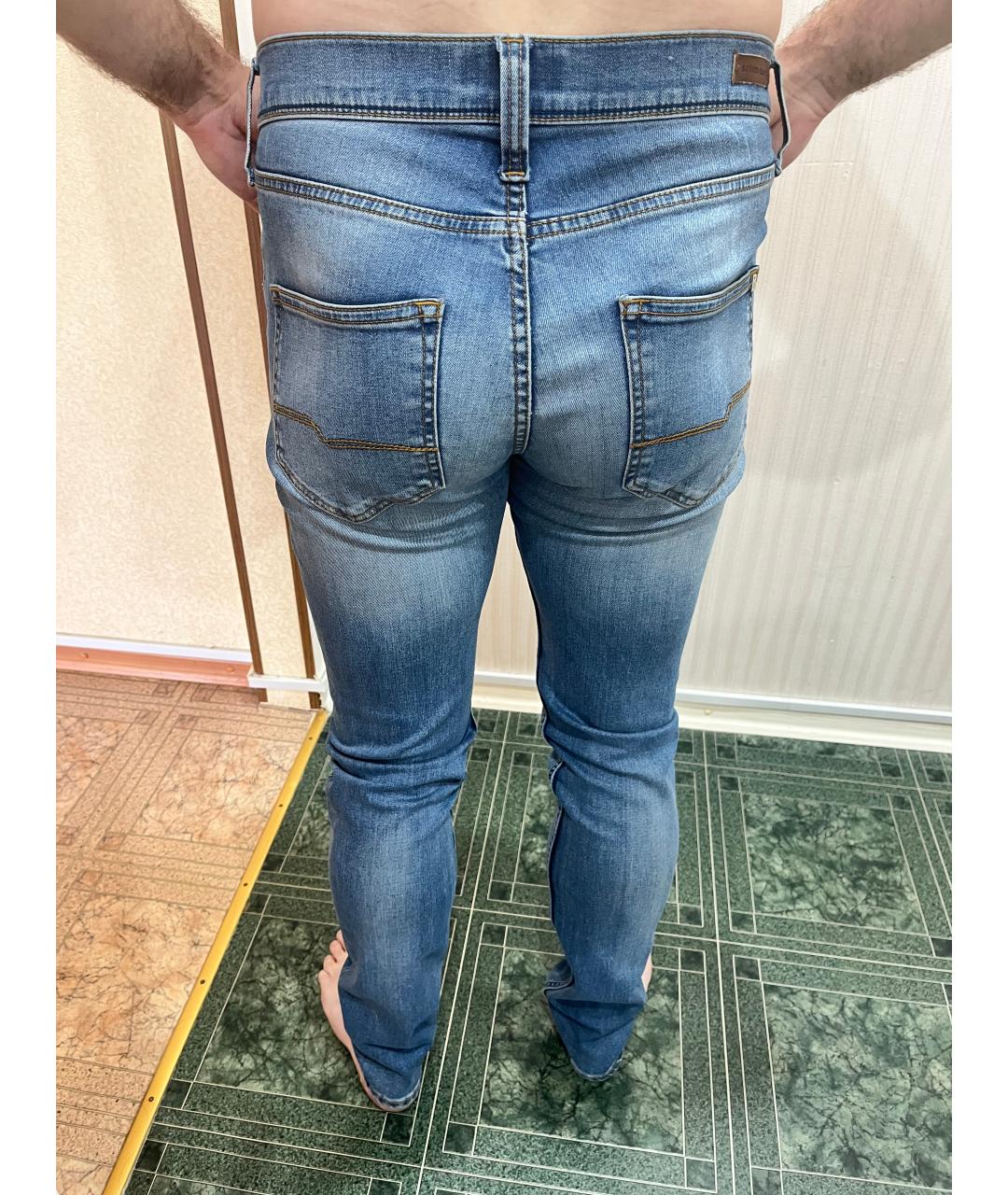 BOGNER Синие хлопковые джинсы скинни, фото 2