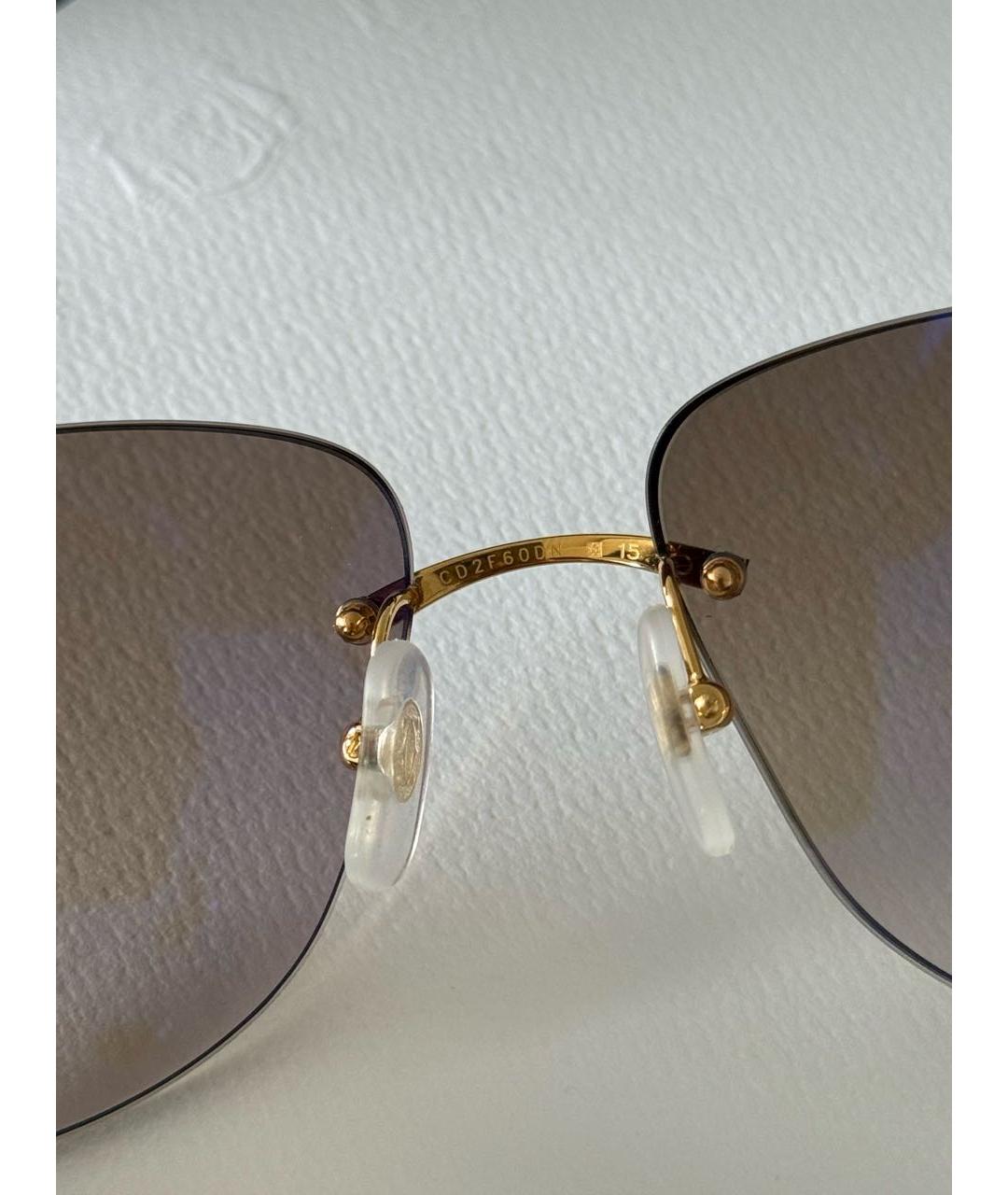 CARTIER Коричневые деревянные солнцезащитные очки, фото 3