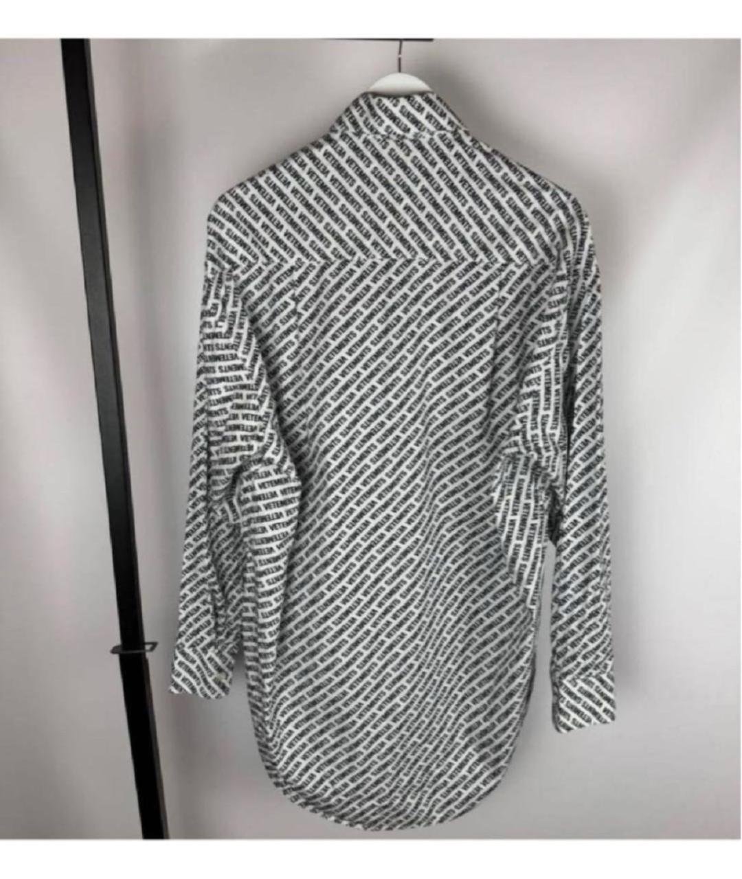 VETEMENTS Белая хлопковая блузы, фото 5