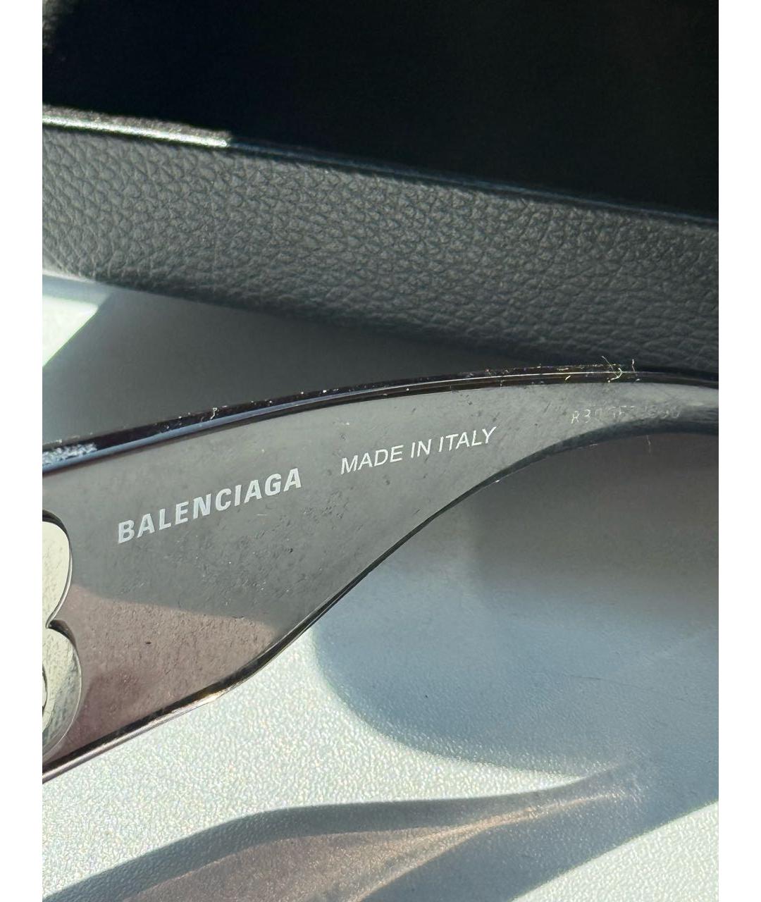 BALENCIAGA Черные солнцезащитные очки, фото 3