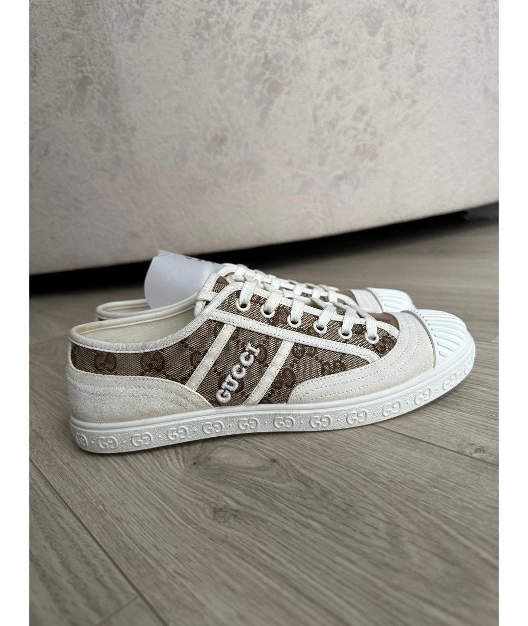 GUCCI Текстильные кеды, фото 7