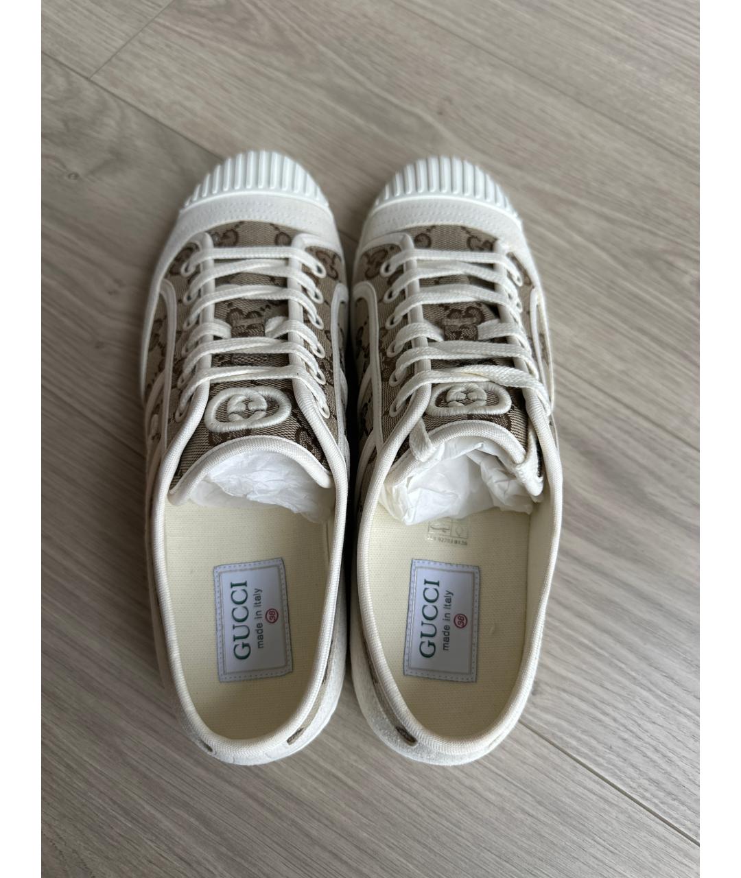 GUCCI Текстильные кеды, фото 3