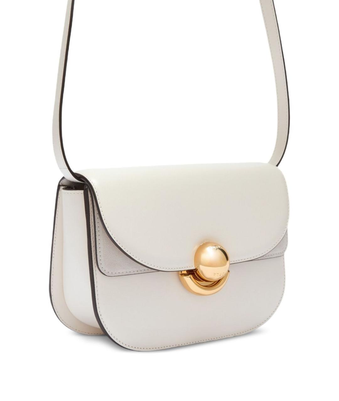 FURLA Белая кожаная сумка через плечо, фото 3