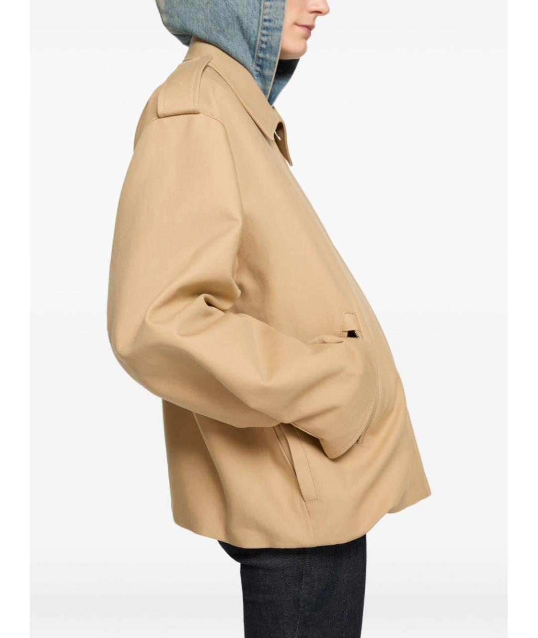 ACNE STUDIOS Бежевая хлопковая куртка, фото 2