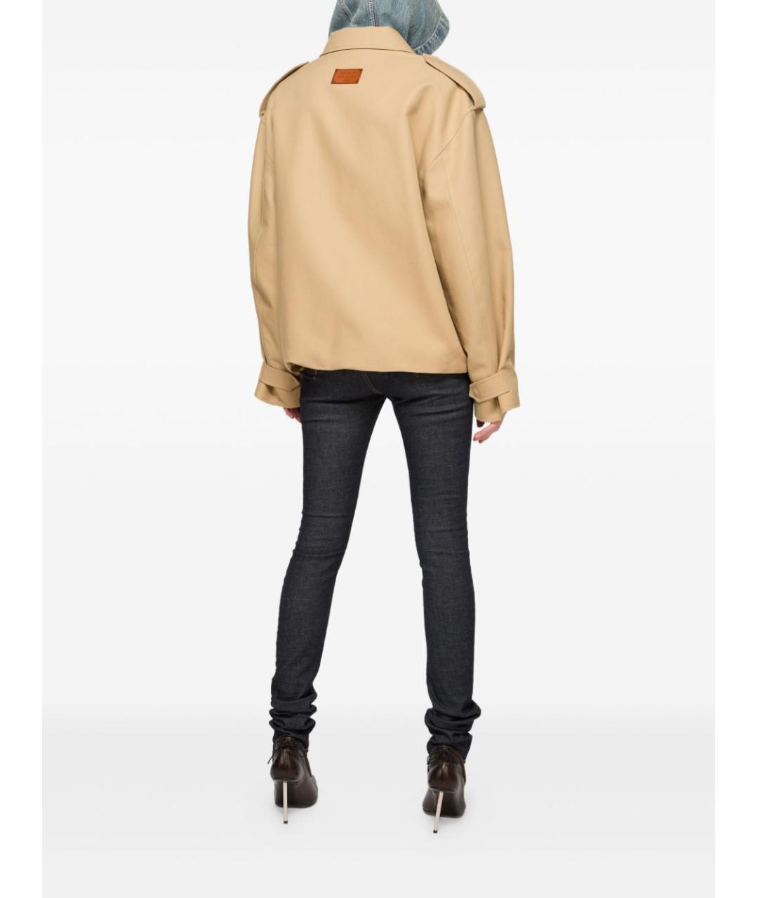 ACNE STUDIOS Бежевая хлопковая куртка, фото 5
