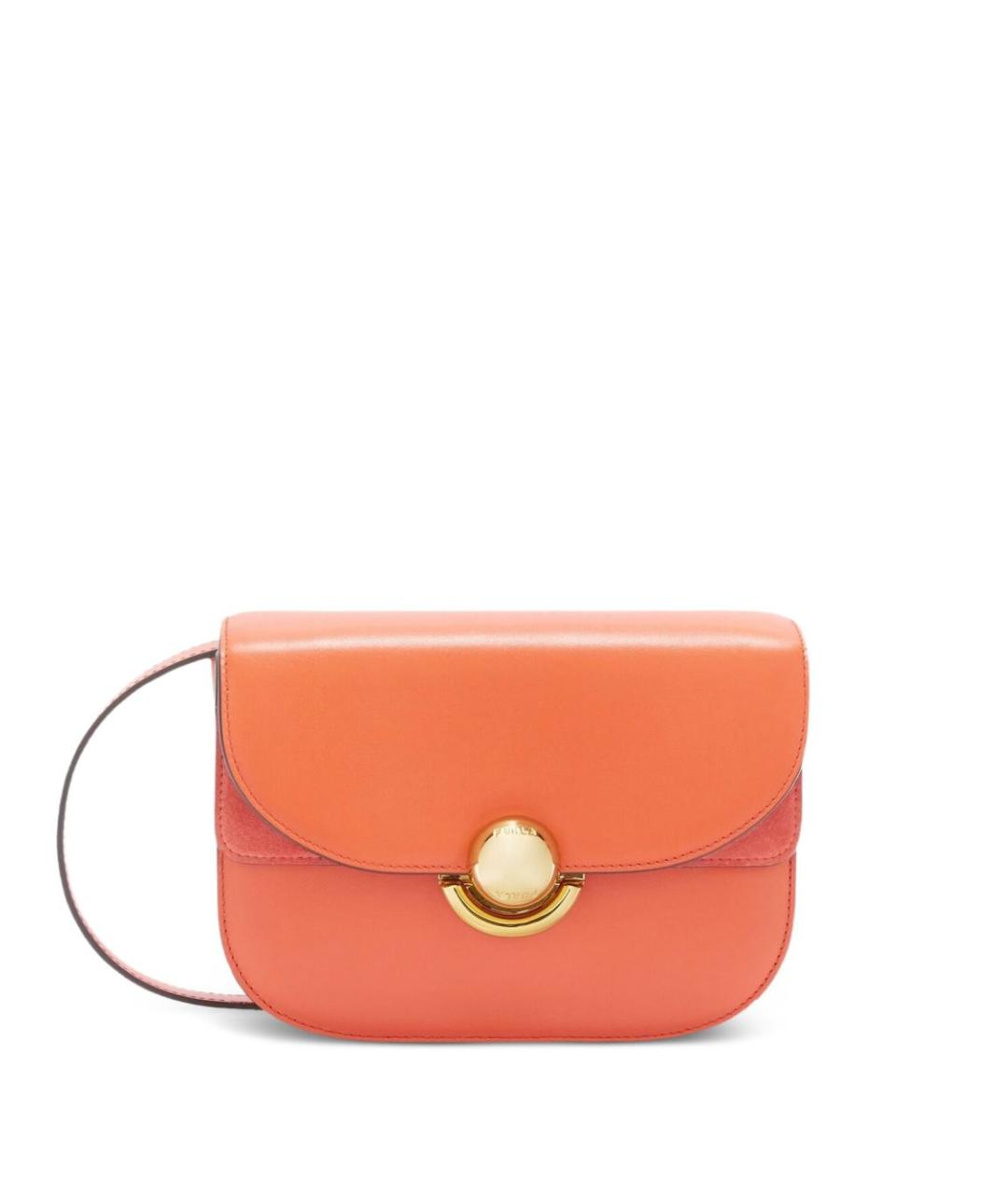 FURLA Оранжевая кожаная сумка тоут, фото 1