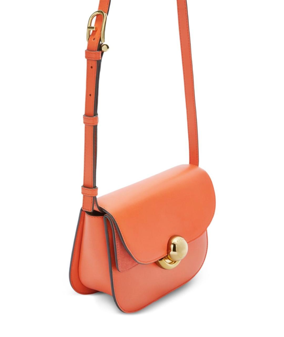 FURLA Оранжевая кожаная сумка тоут, фото 4