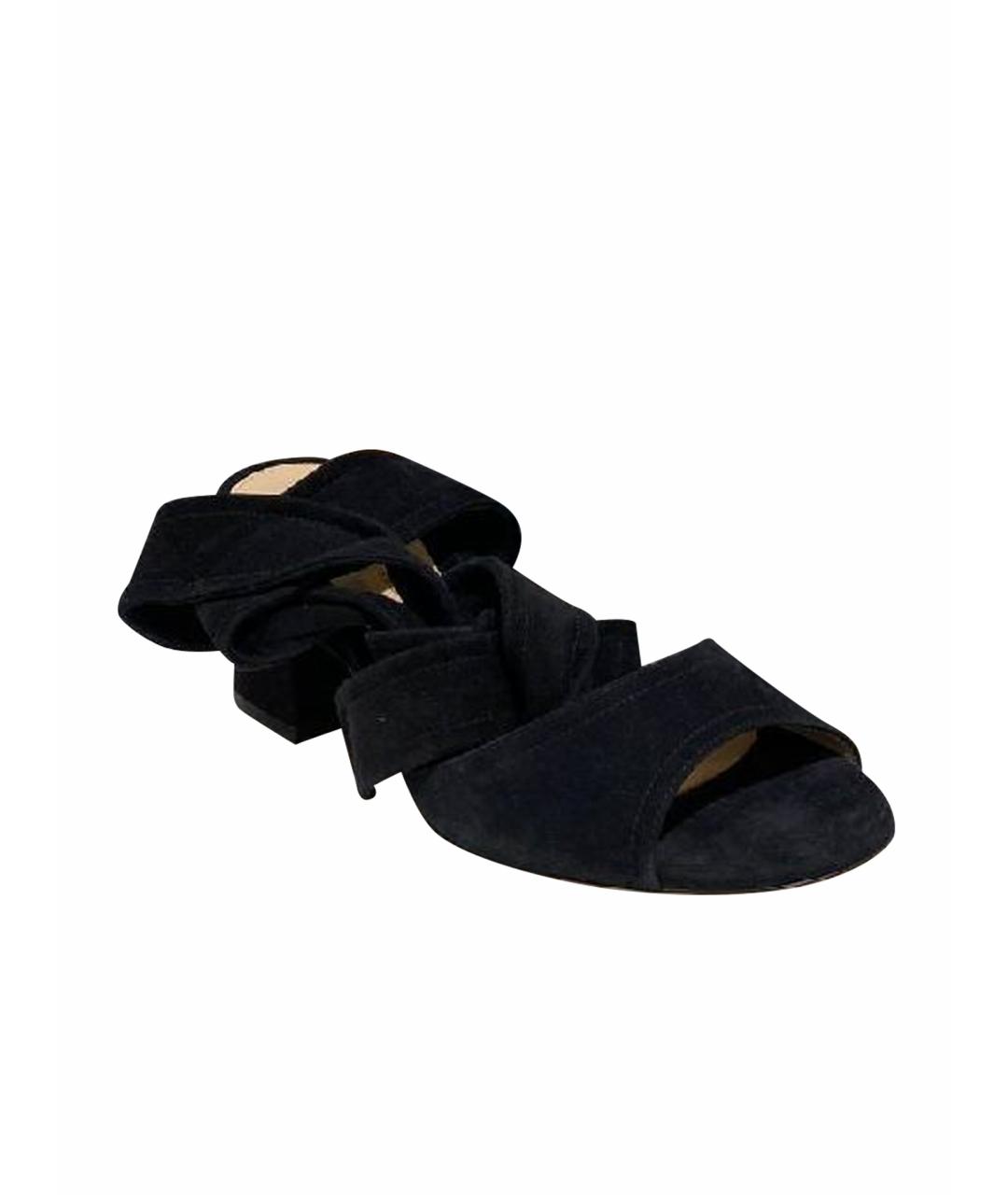 GIANVITO ROSSI Черные босоножки, фото 1