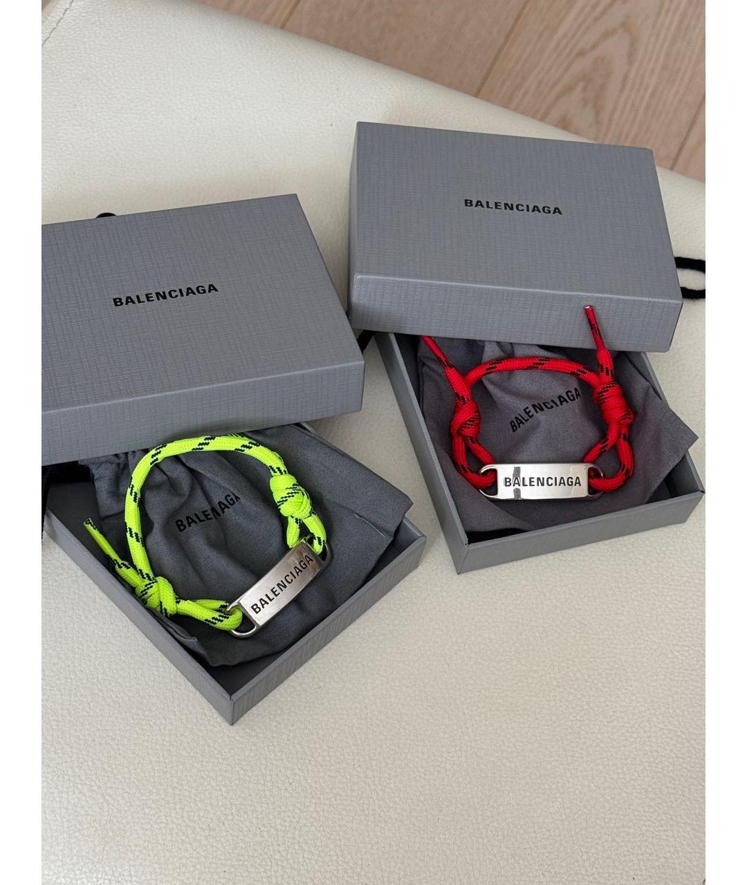 BALENCIAGA Красный браслет, фото 4