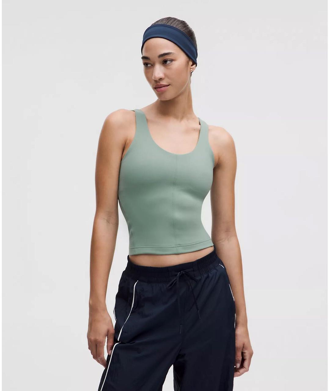 Lululemon Зеленая майка, фото 2
