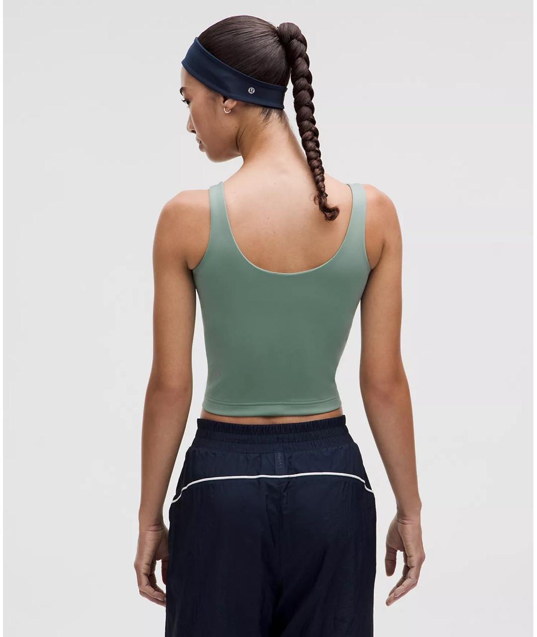 Lululemon Зеленая майка, фото 3