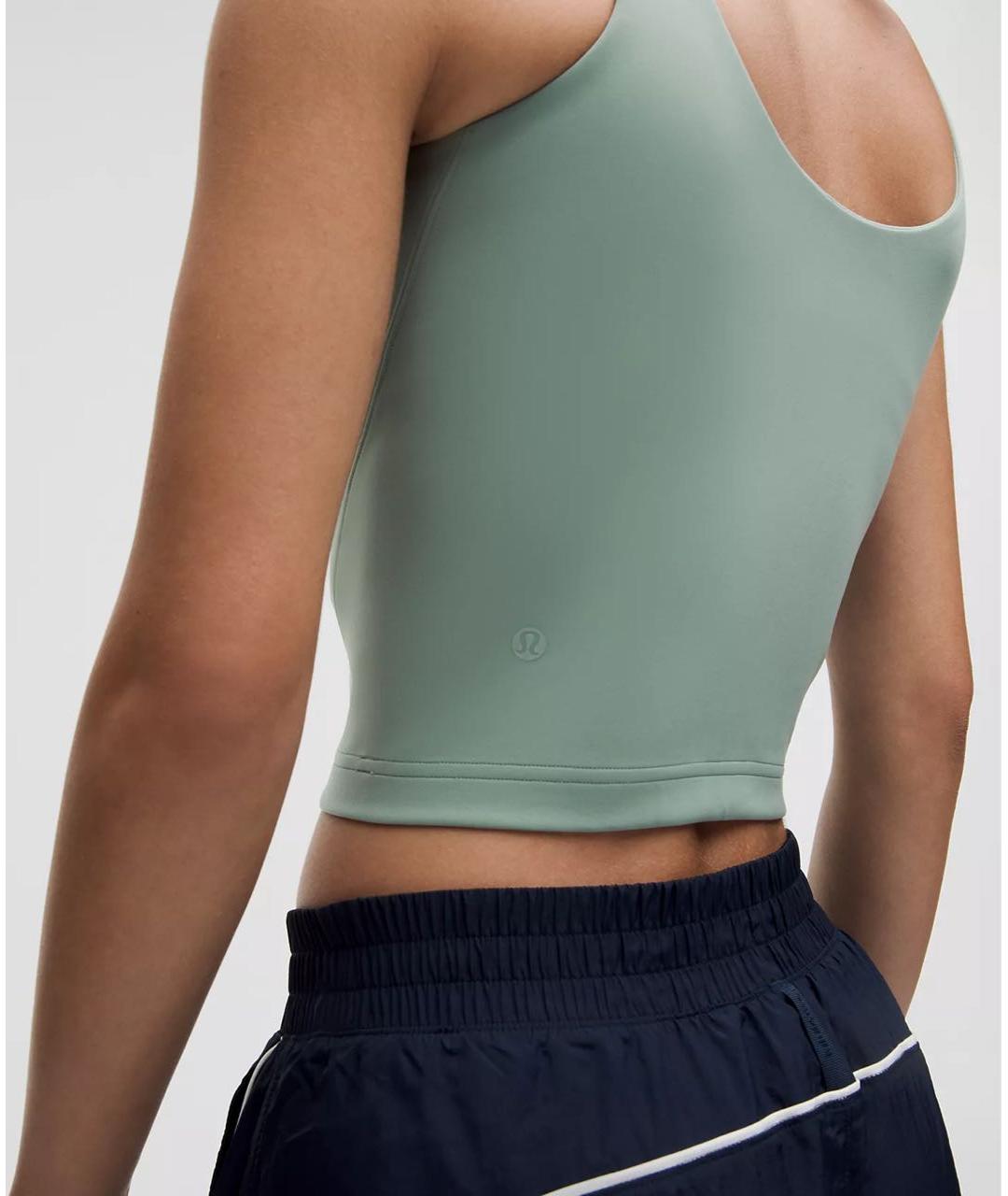 Lululemon Зеленая майка, фото 5