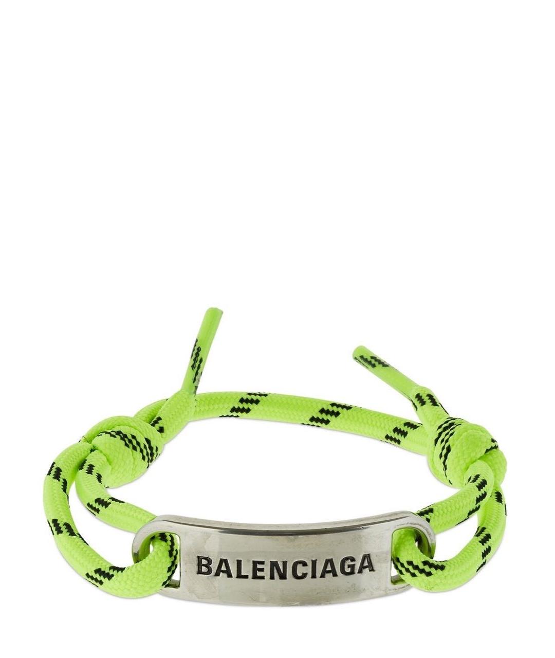 BALENCIAGA Салатовый браслет, фото 1