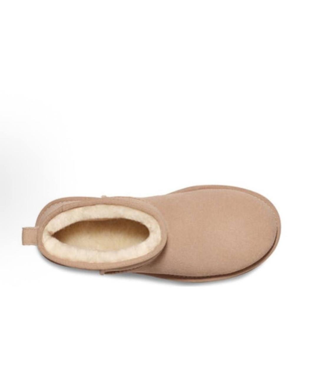 UGG AUSTRALIA Бежевые замшевые ботинки, фото 3