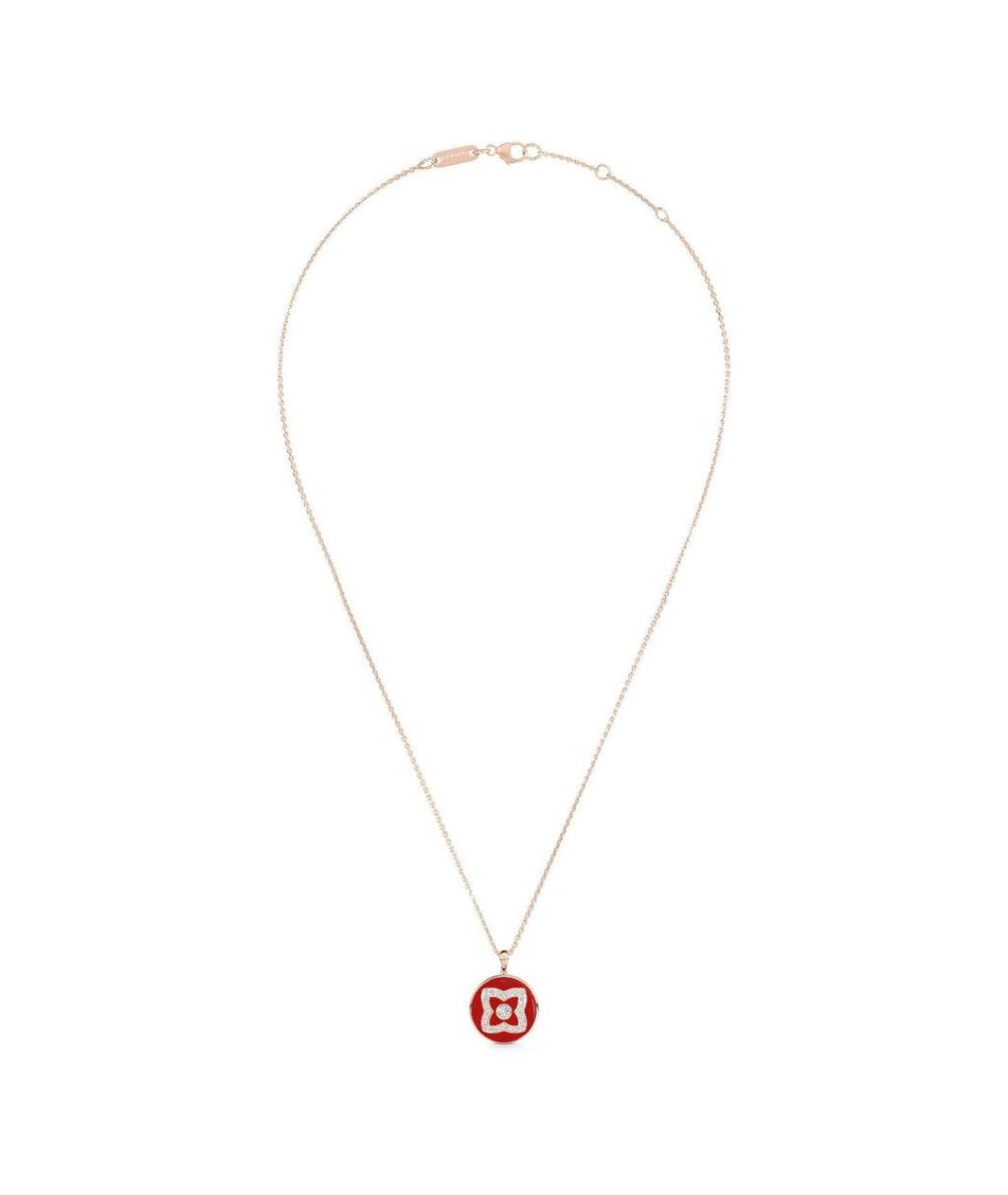 DE BEERS Красная подвеска из розового золота, фото 2