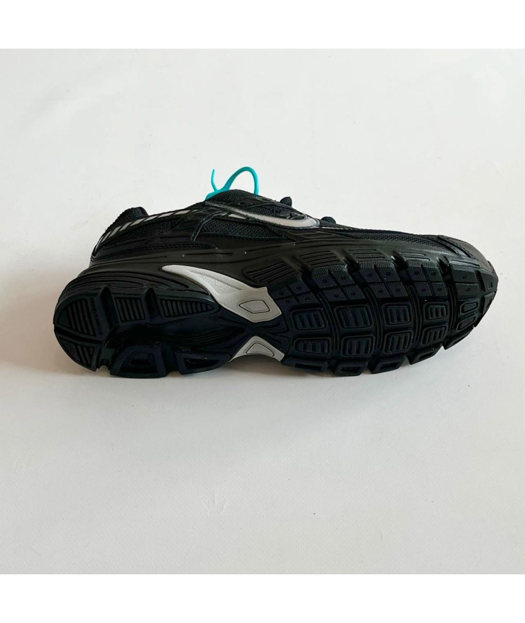 NIKE Черные кожаные низкие кроссовки / кеды, фото 5
