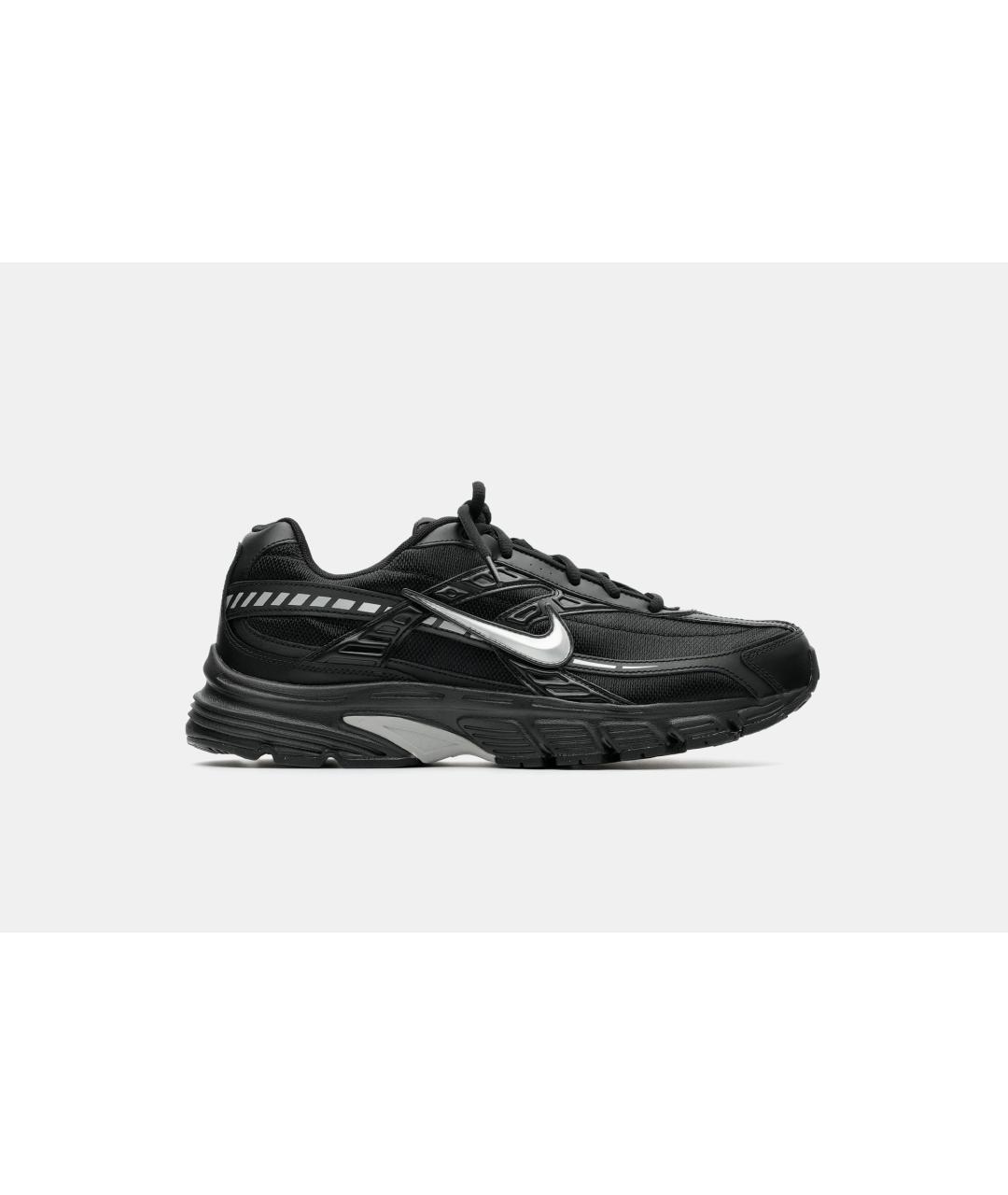 NIKE Черные кожаные низкие кроссовки / кеды, фото 7