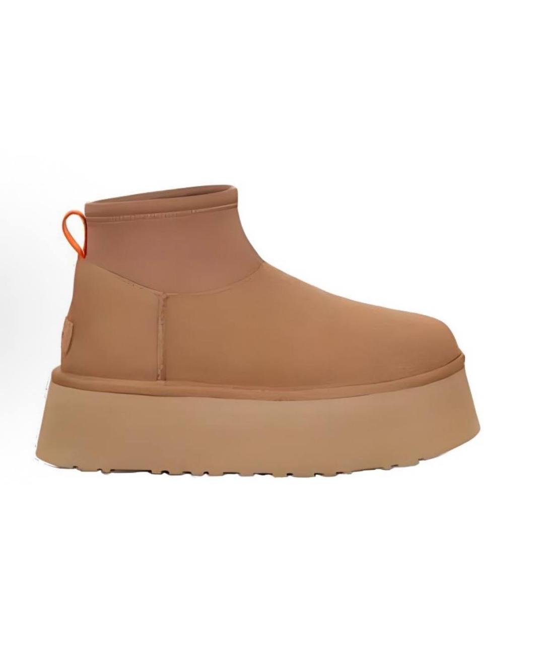 UGG AUSTRALIA Горчичные замшевые ботинки, фото 6
