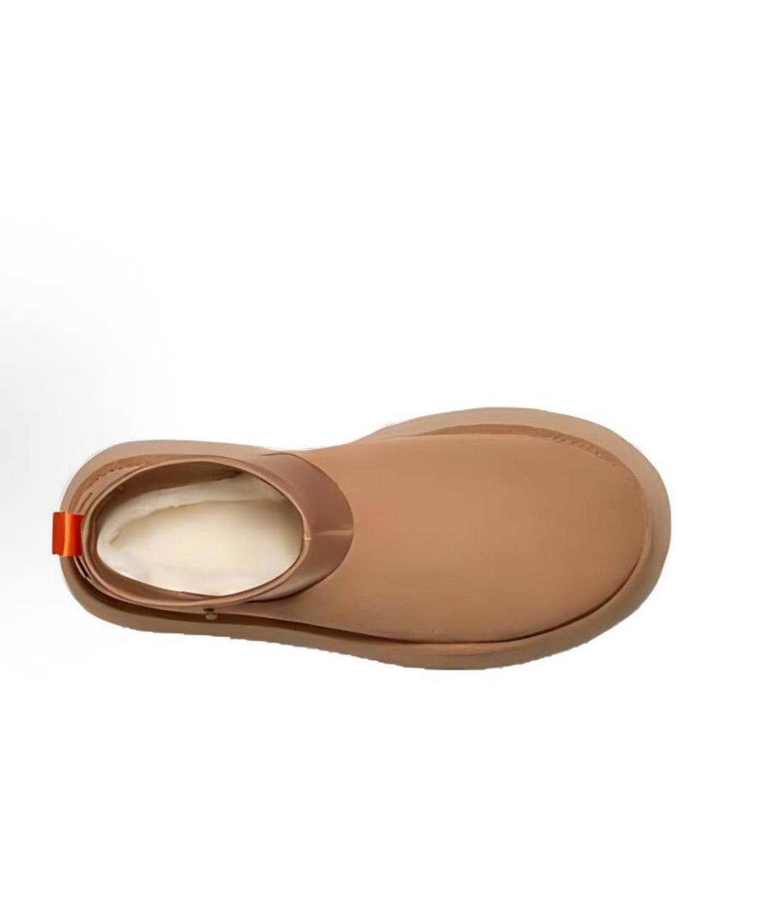 UGG AUSTRALIA Горчичные замшевые ботинки, фото 3
