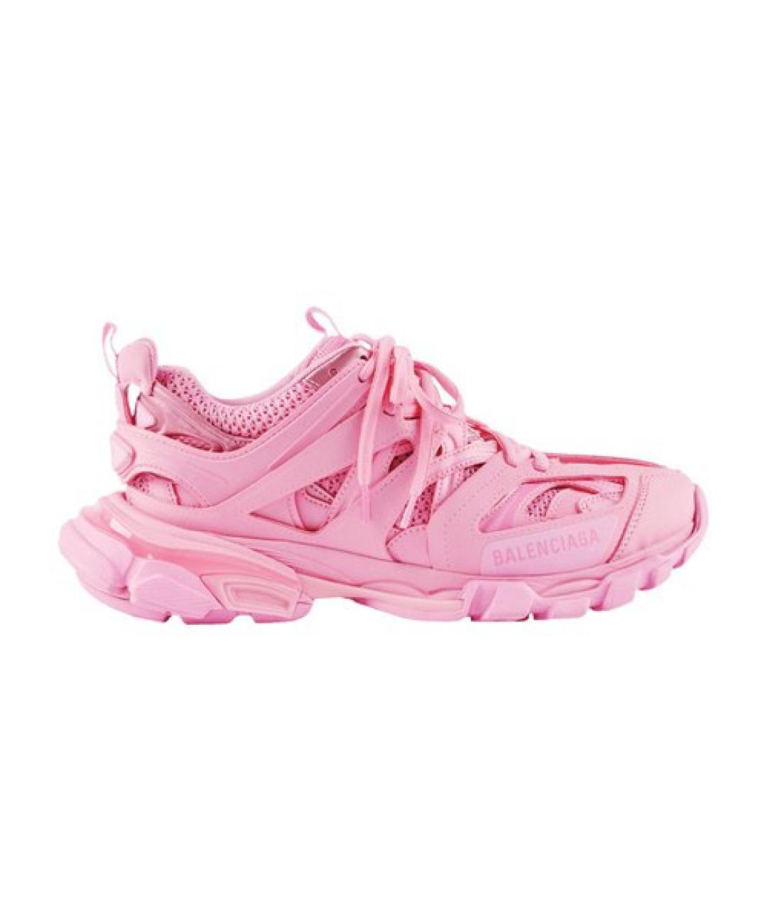BALENCIAGA Розовые кожаные кроссовки, фото 10