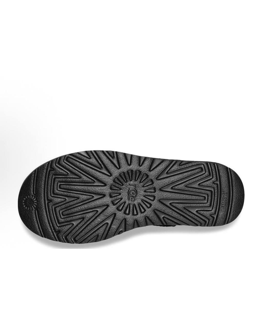 UGG AUSTRALIA Черные замшевые ботинки, фото 4