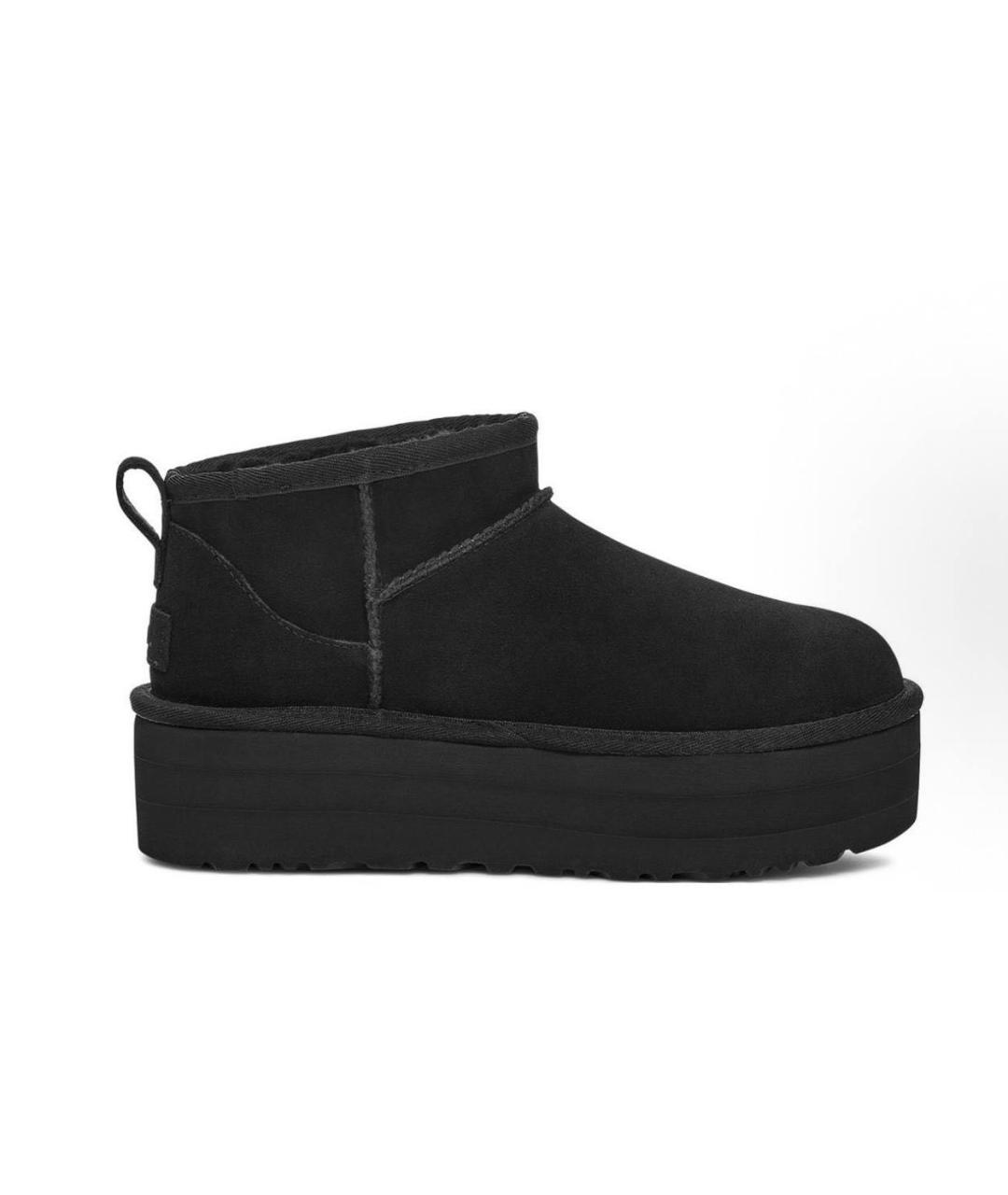 UGG AUSTRALIA Черные замшевые ботинки, фото 6
