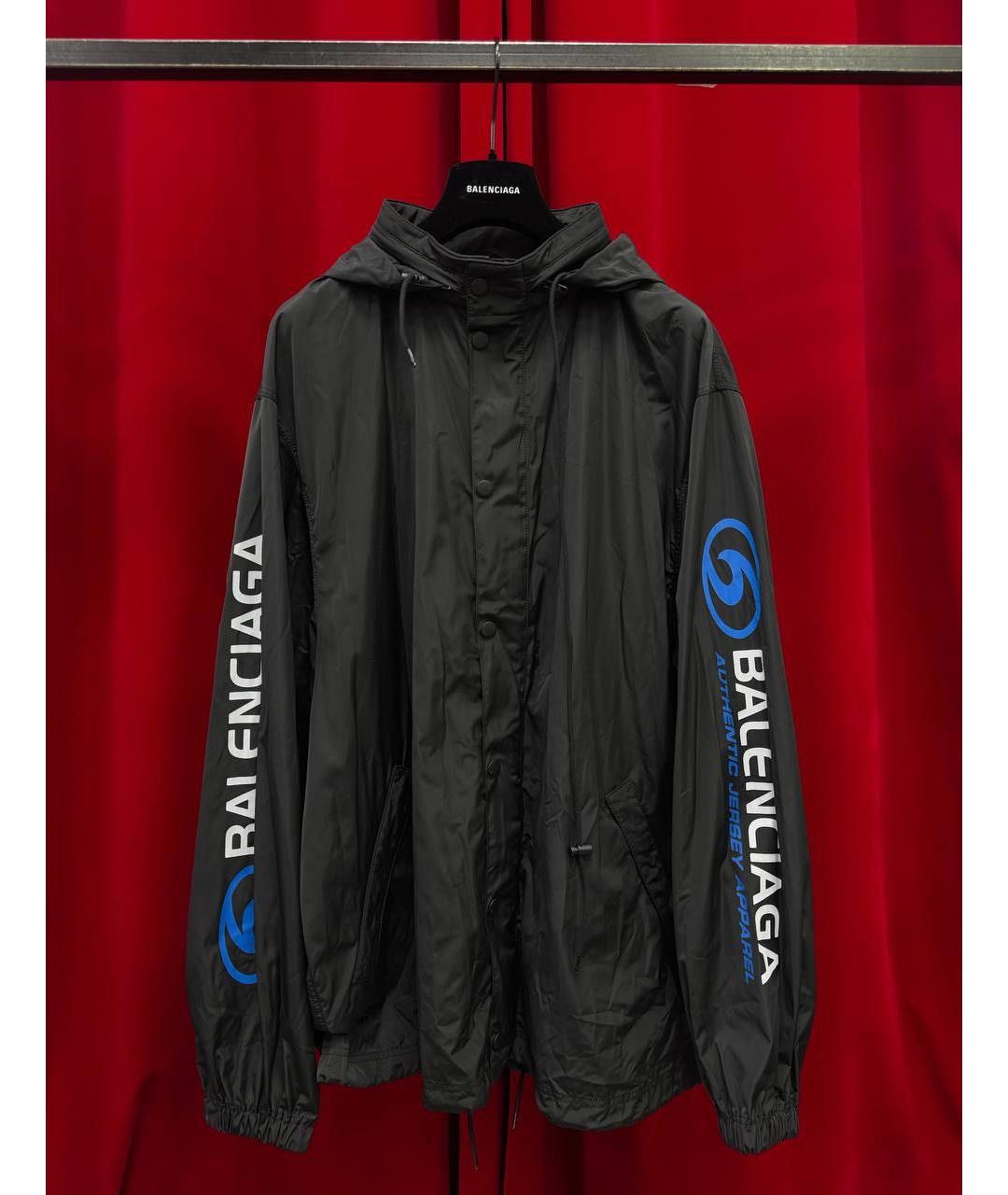 BALENCIAGA Черная куртка, фото 4