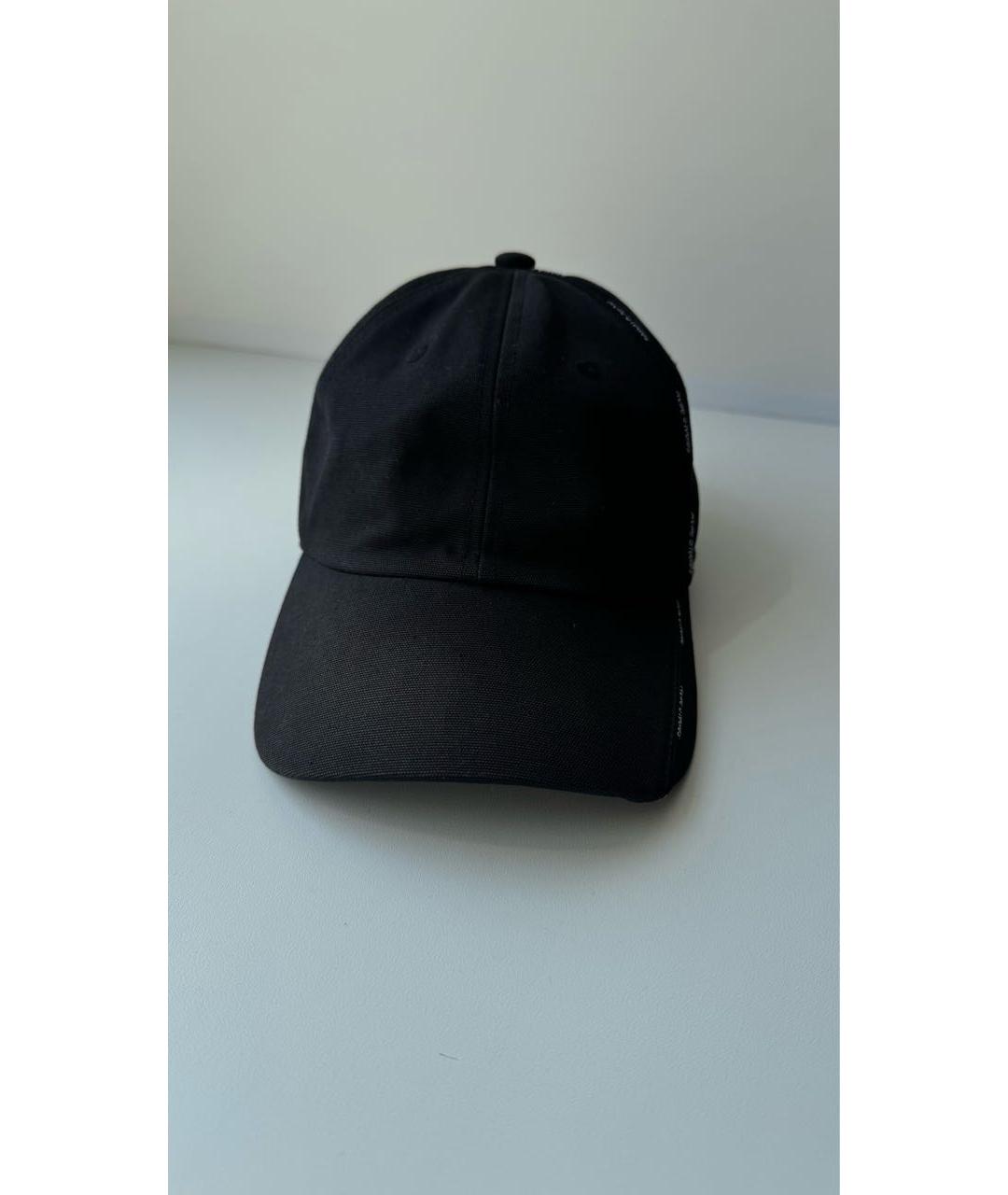 ACNE STUDIOS Черная хлопковая кепка/бейсболка, фото 8