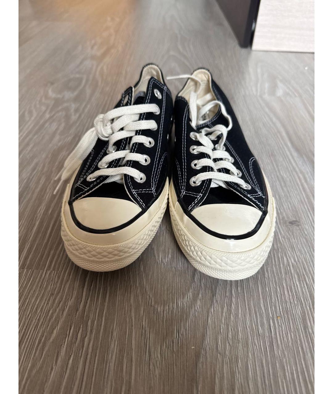 CONVERSE Черные текстильные кеды, фото 2
