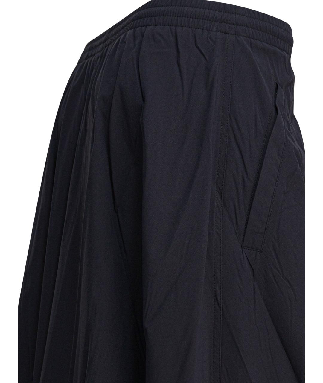 BALENCIAGA Черная полиэстеровая юбка миди, фото 4