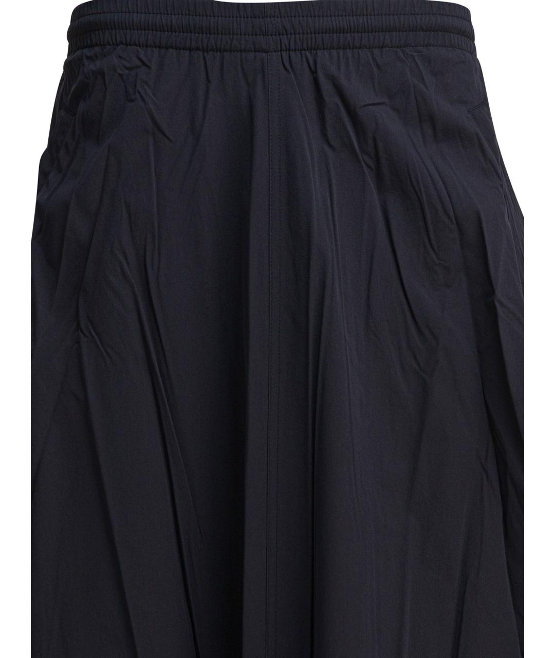 BALENCIAGA Черная полиэстеровая юбка миди, фото 3