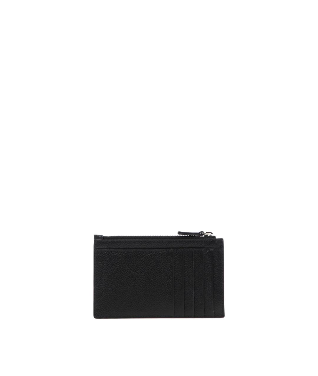 BALENCIAGA Черный кожаный кошелек, фото 3