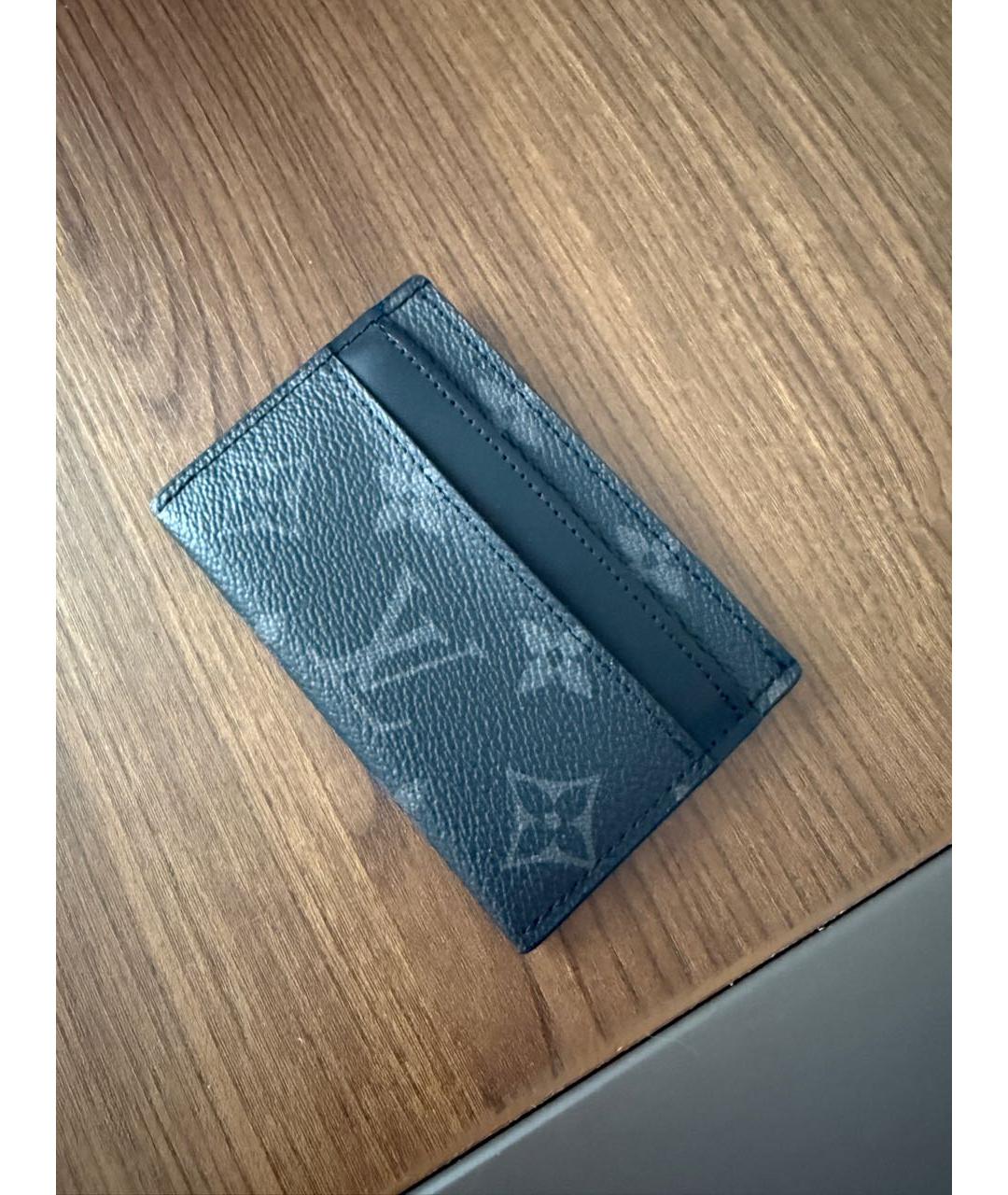 LOUIS VUITTON Синяя визитница, фото 4