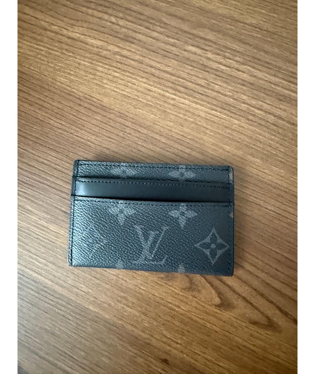 LOUIS VUITTON Синяя визитница, фото 5