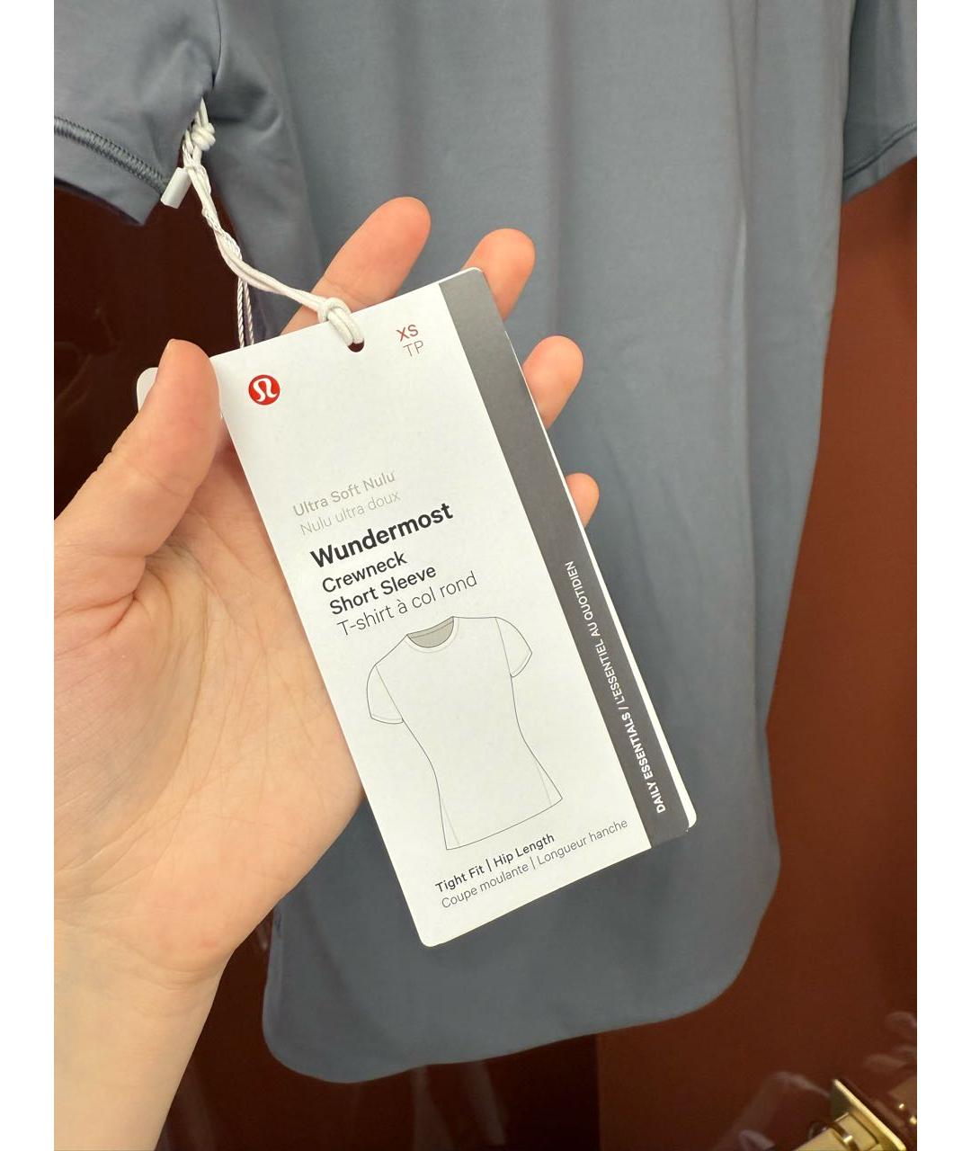 Lululemon Серая футболка, фото 3