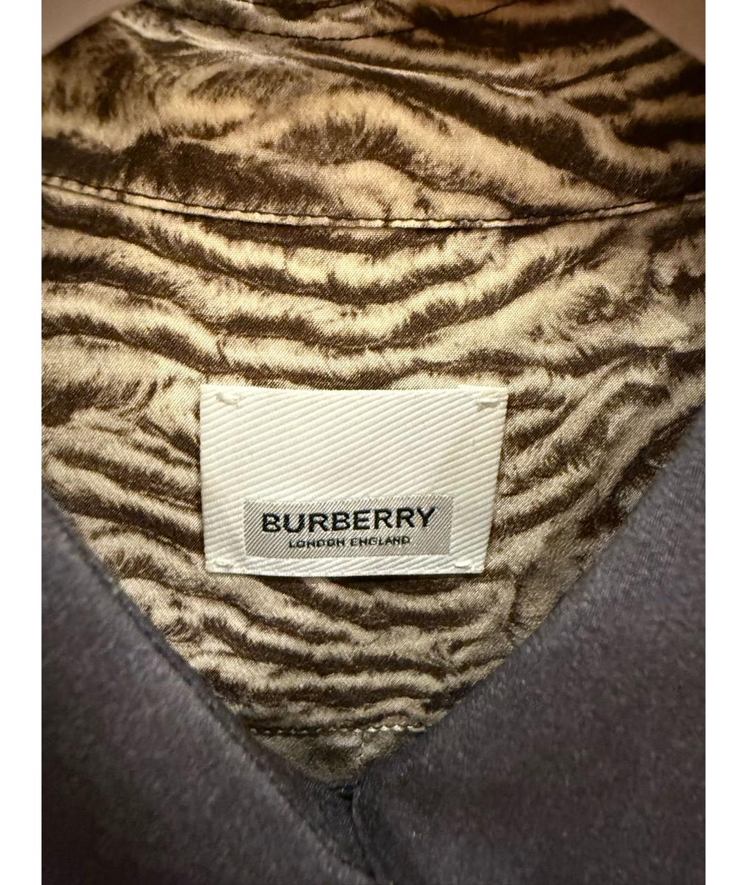 BURBERRY Мульти шелковая блузы, фото 3
