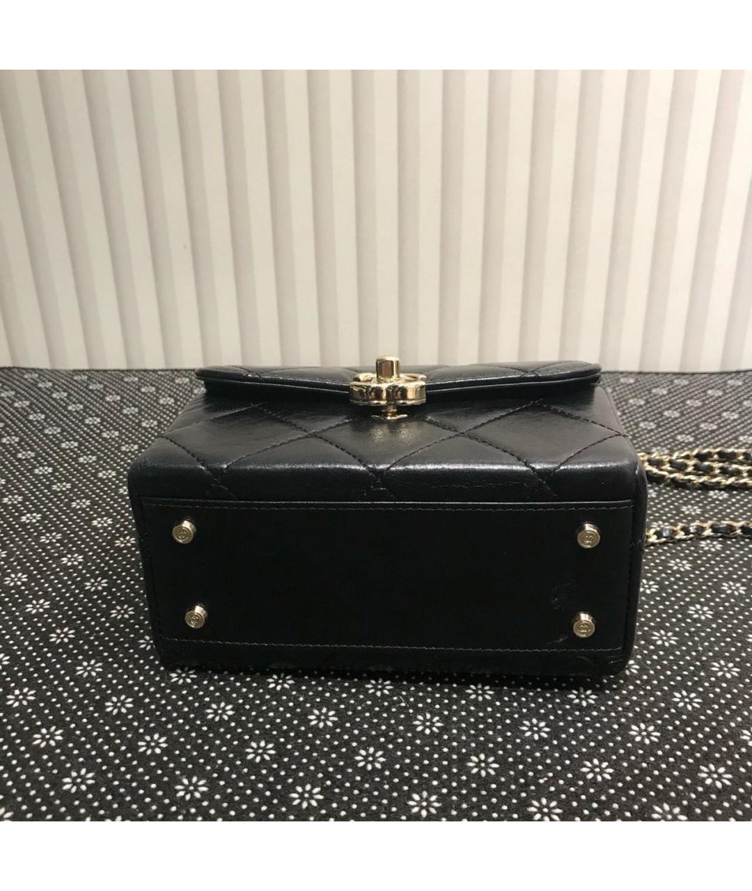 CHANEL Черная сумка через плечо, фото 5