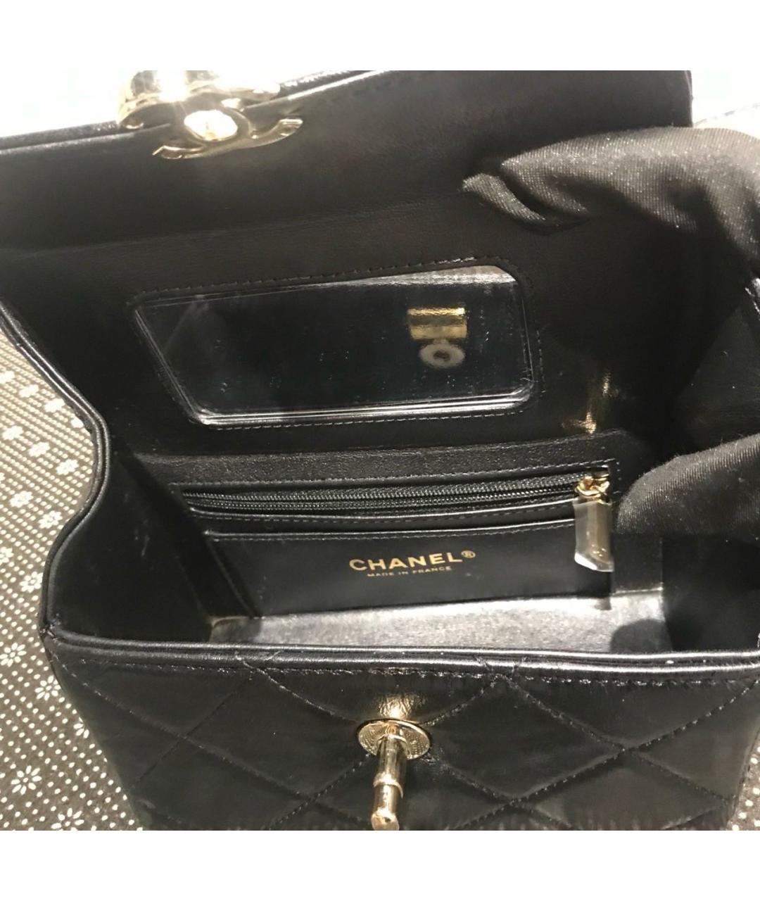 CHANEL Черная сумка через плечо, фото 6