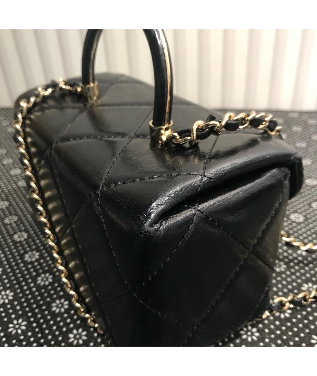 CHANEL Черная сумка через плечо, фото 7
