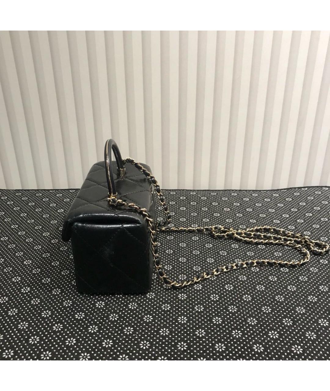 CHANEL Черная сумка через плечо, фото 4