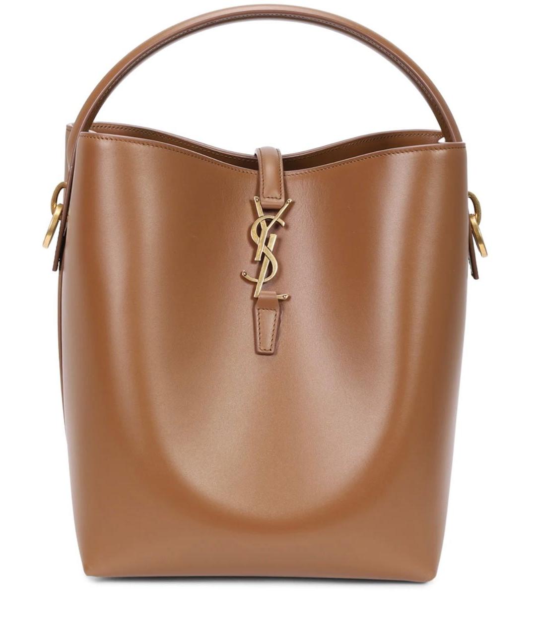 SAINT LAURENT Бежевая сумка тоут, фото 1