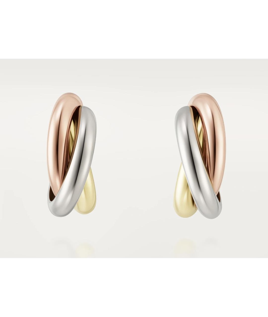 CARTIER Золотые серьги из желтого золота, фото 7
