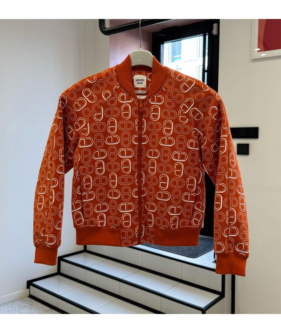 HERMES Оранжевая куртка, фото 9