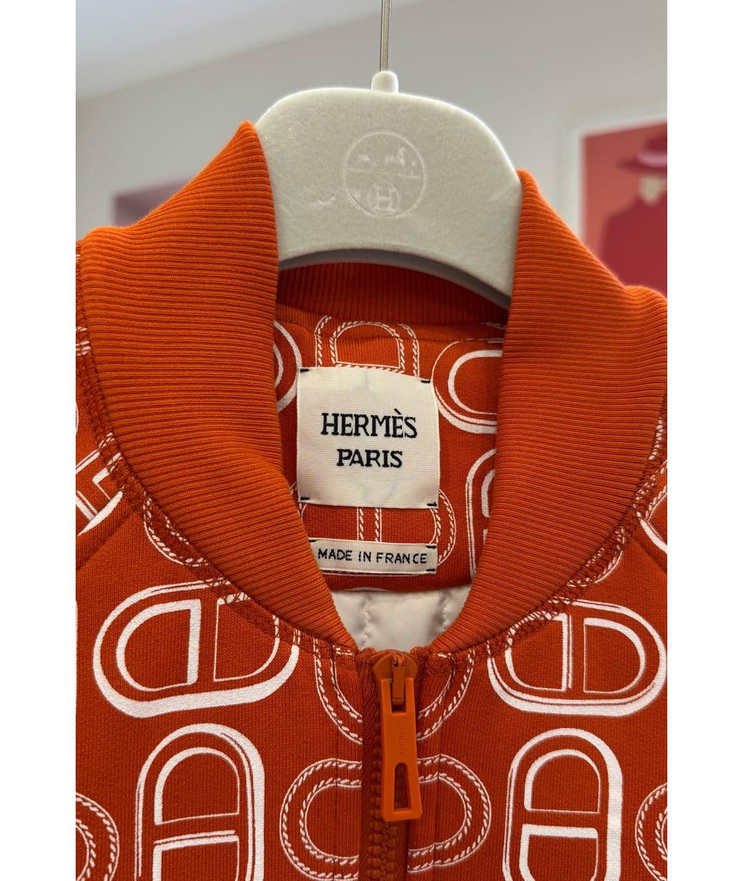 HERMES Оранжевая куртка, фото 2