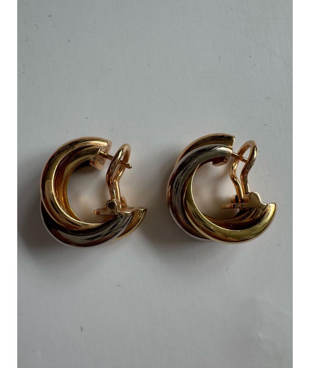 CARTIER Золотые серьги из желтого золота, фото 3